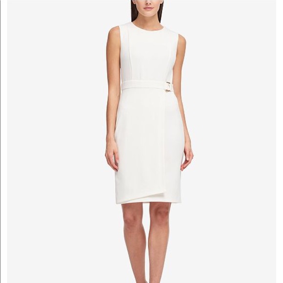 dkny white dress macys